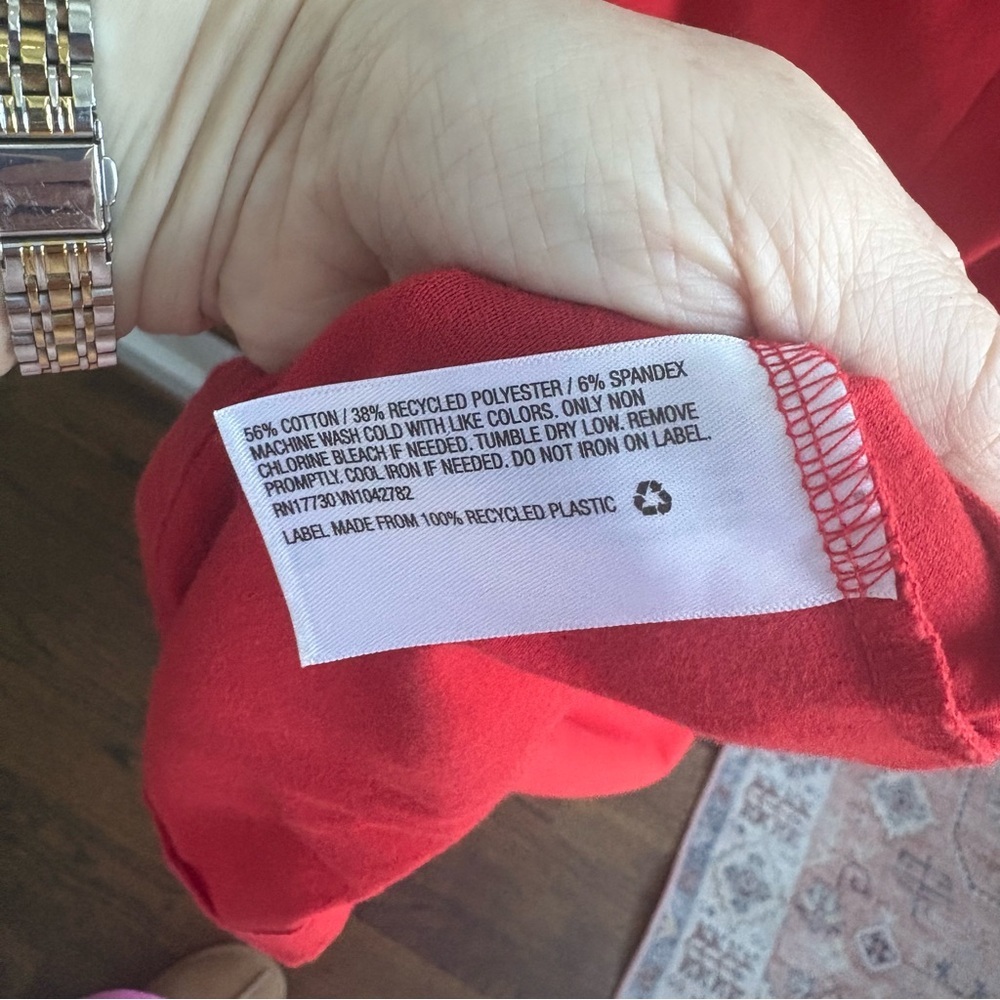 A New Day Red Sleeveless Tennis Dress Size XL - Picture 8 of 8